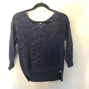 Blue/black blend sweater